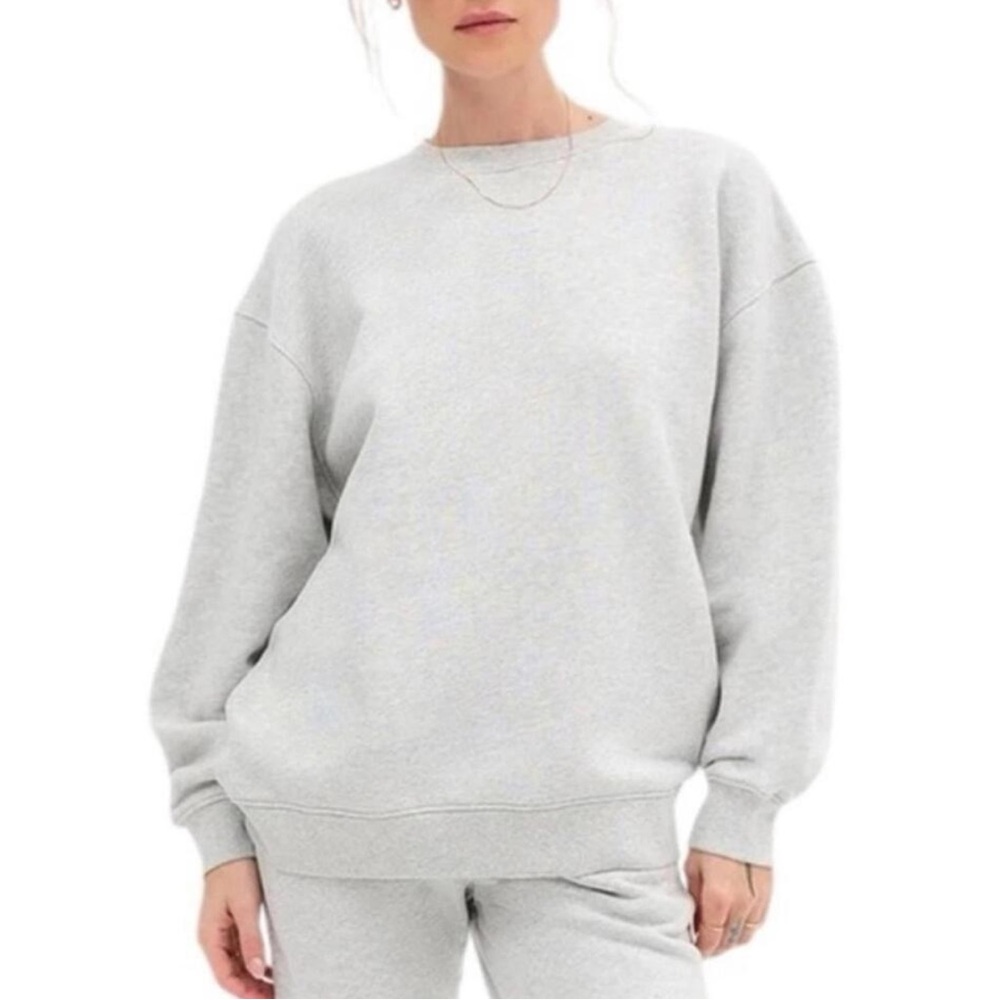 Mate the label organic oversized fleece sweatshirt